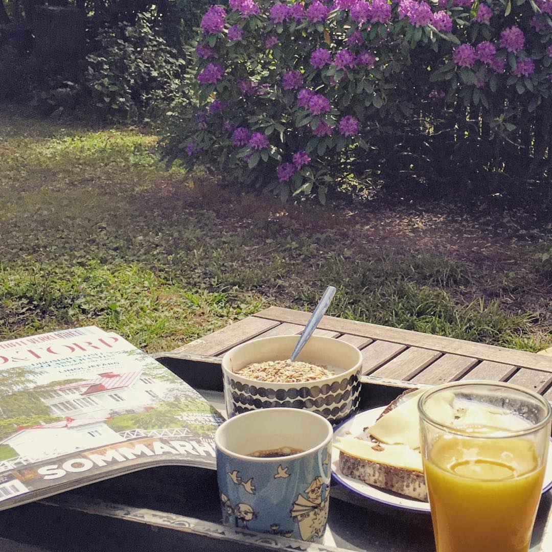 Frukost i det gröna.