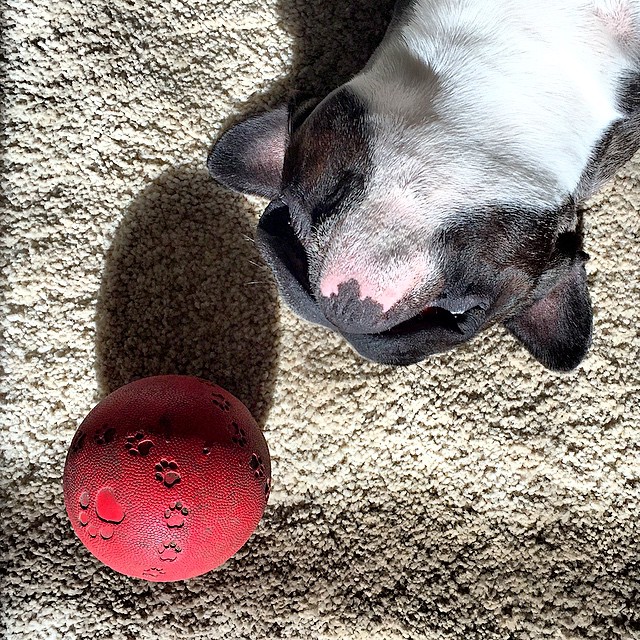 and red ball.